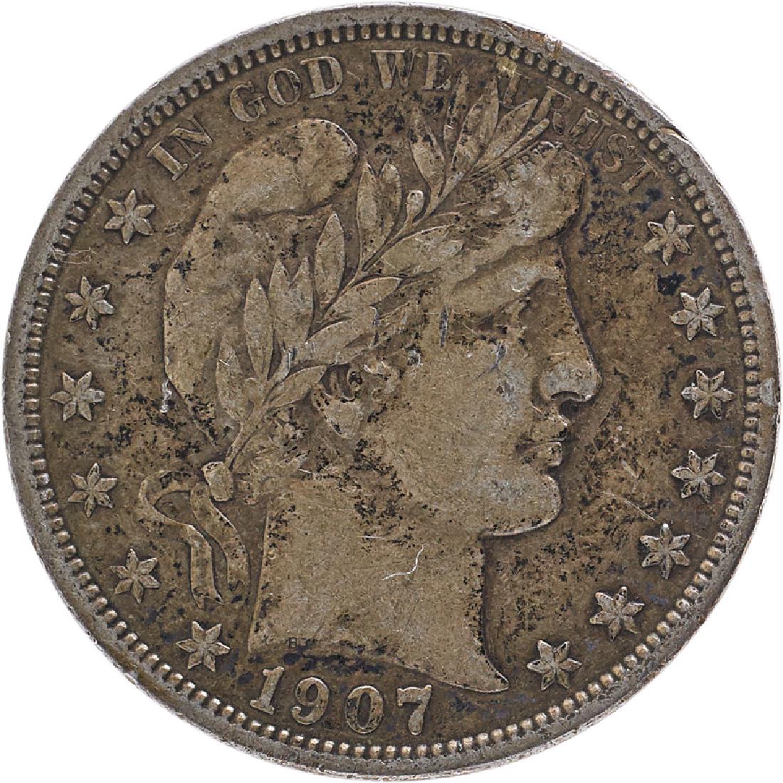 U.S. BARBER 50C COINS (1 of 3)