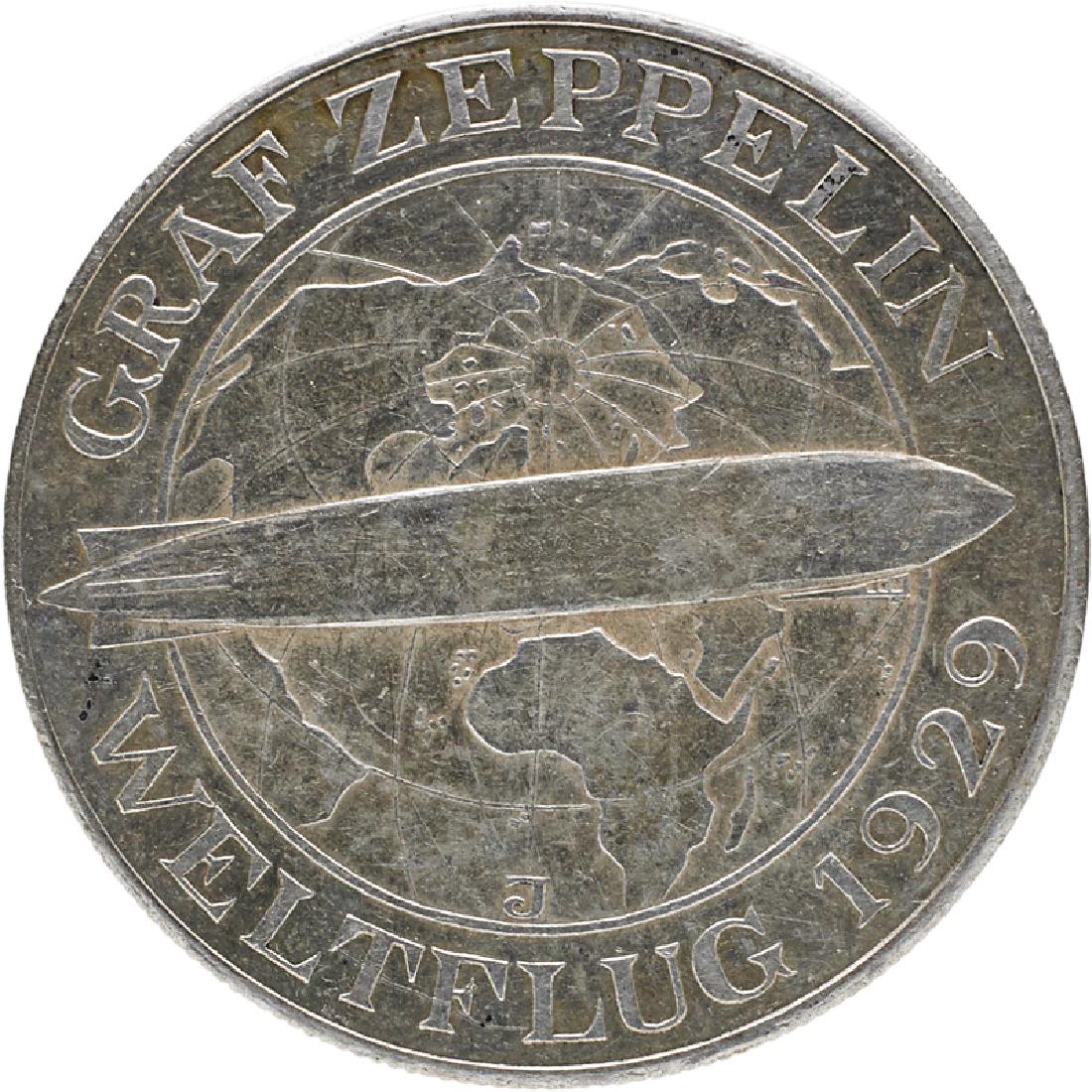 GERMAN GRAF ZEPPELIN COINS (1 of 2)