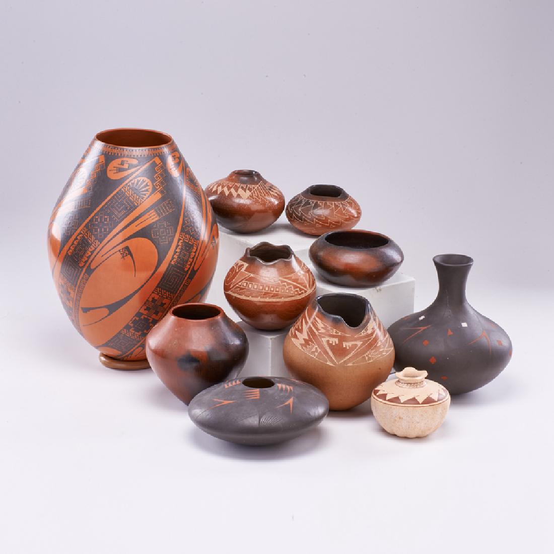 MATA ORTIZ; NAVAJO; SANTA CLARA POTTERY, ETC. (1 of 1)