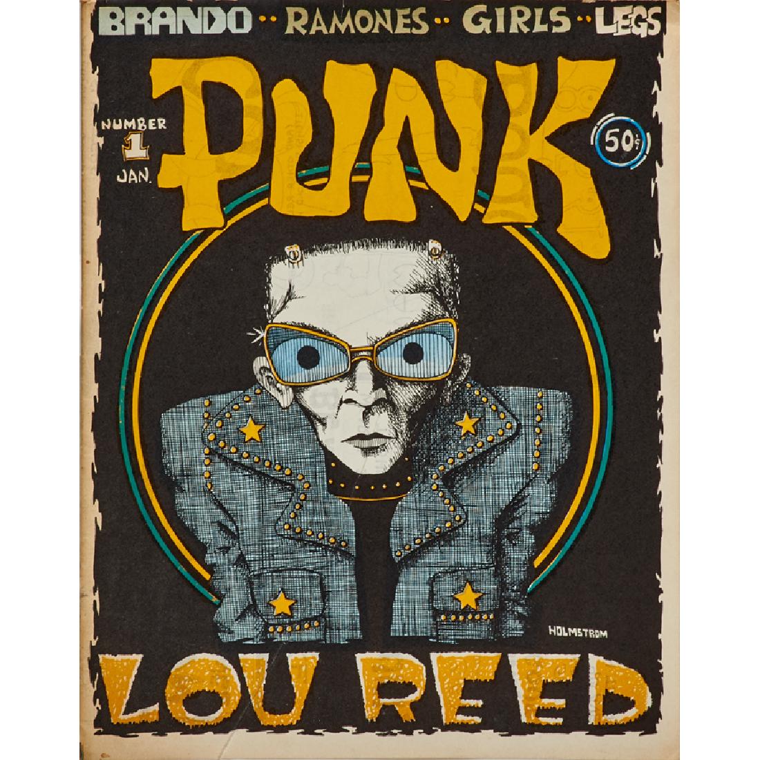 VINTAGE JOHN HOLMSTROM'S PUNK MAGAZINE (1 of 4)