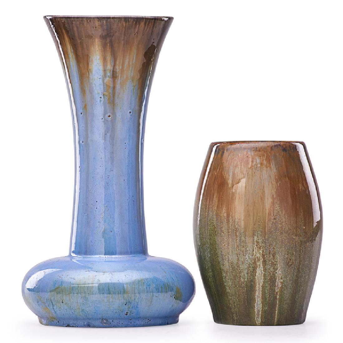 FULPER Two vases, one Prang (1 of 3)