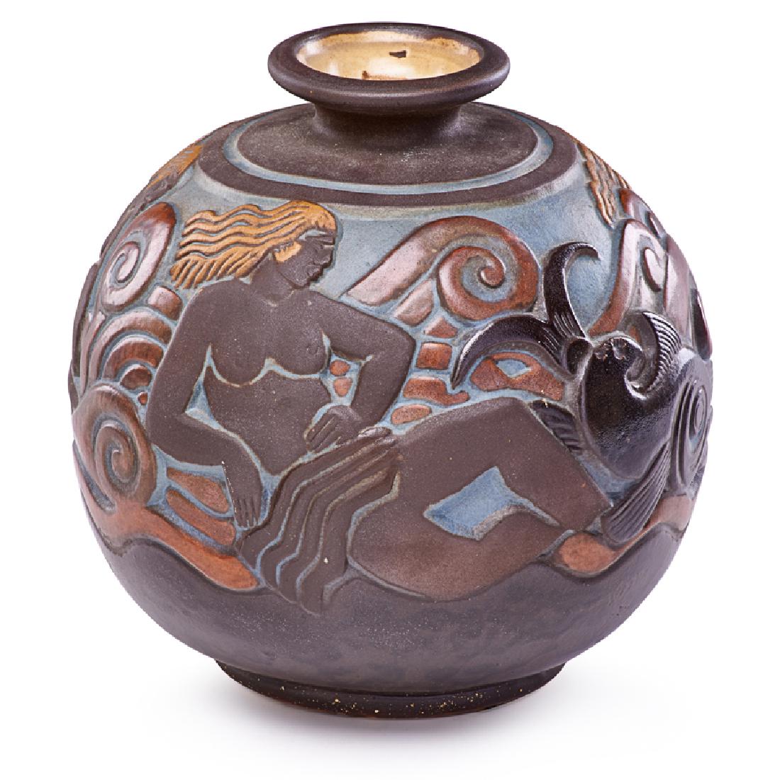 MOUGIN Art Deco vase (1 of 3)