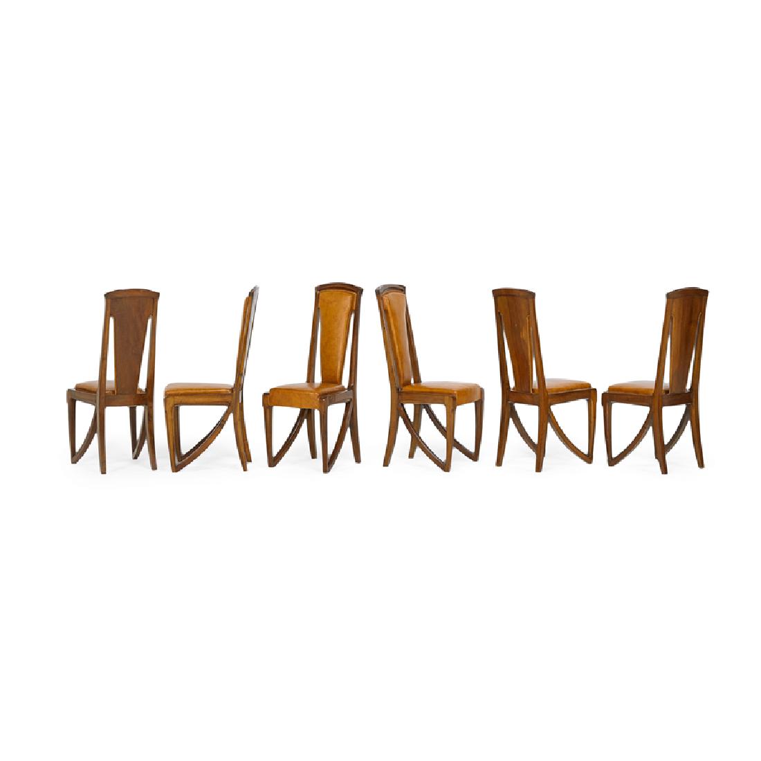 LOUIS MAJORELLE Set of six dining chairs (1 of 5)