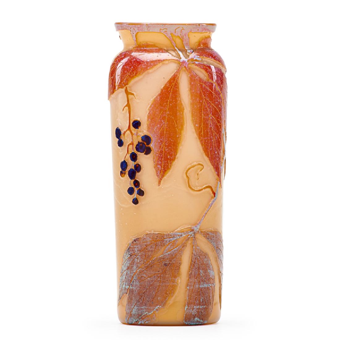 LEGRAS Cameo glass vase (1 of 3)