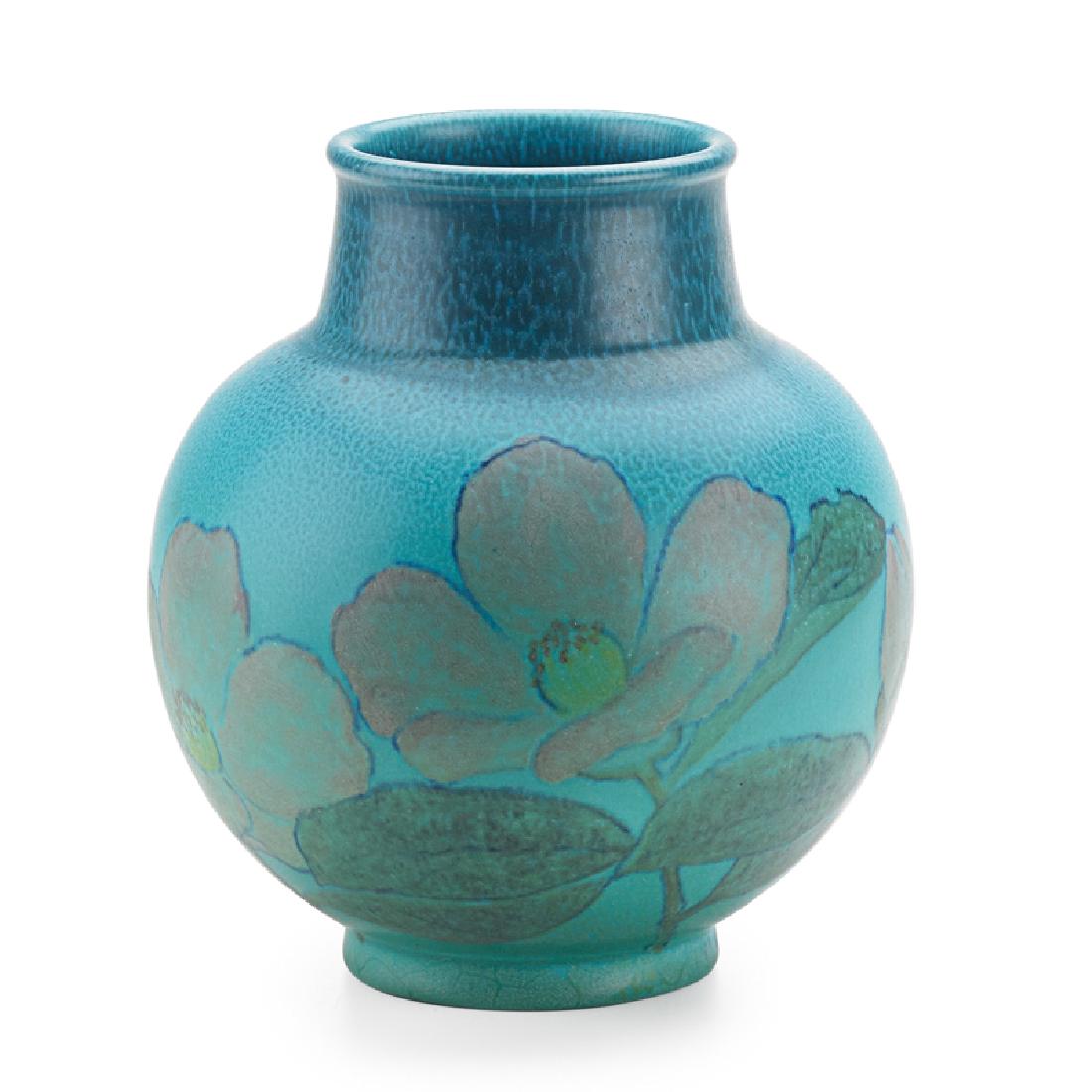 K. SHIRAYAMADANI; ROOKWOOD Double Vellum vase (1 of 3)