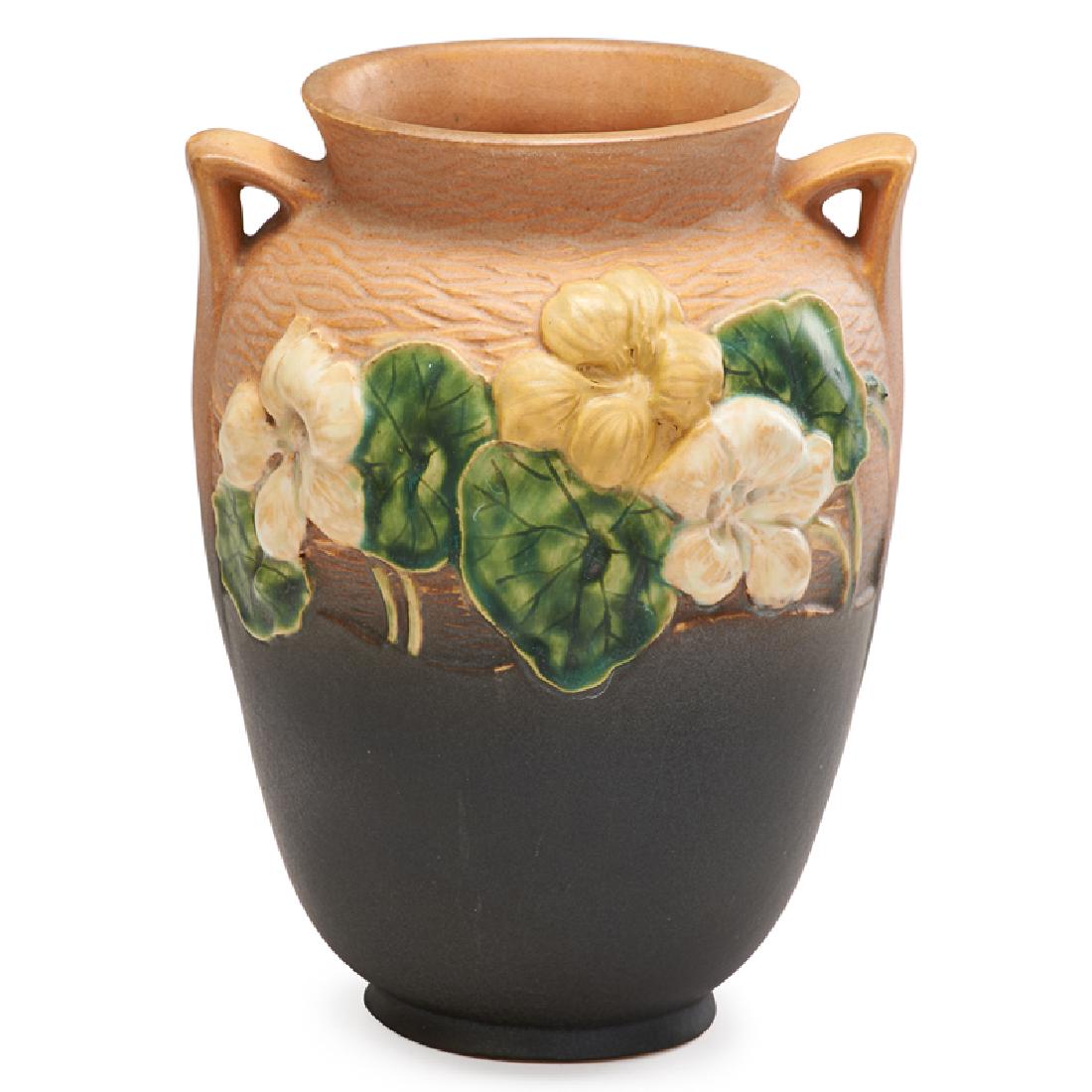 ROSEVILLE Experimental Nasturtium vase (1 of 2)