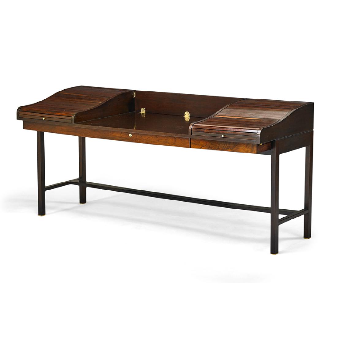 EDWARD WORMLEY; DUNBAR Tambour desk (1 of 6)