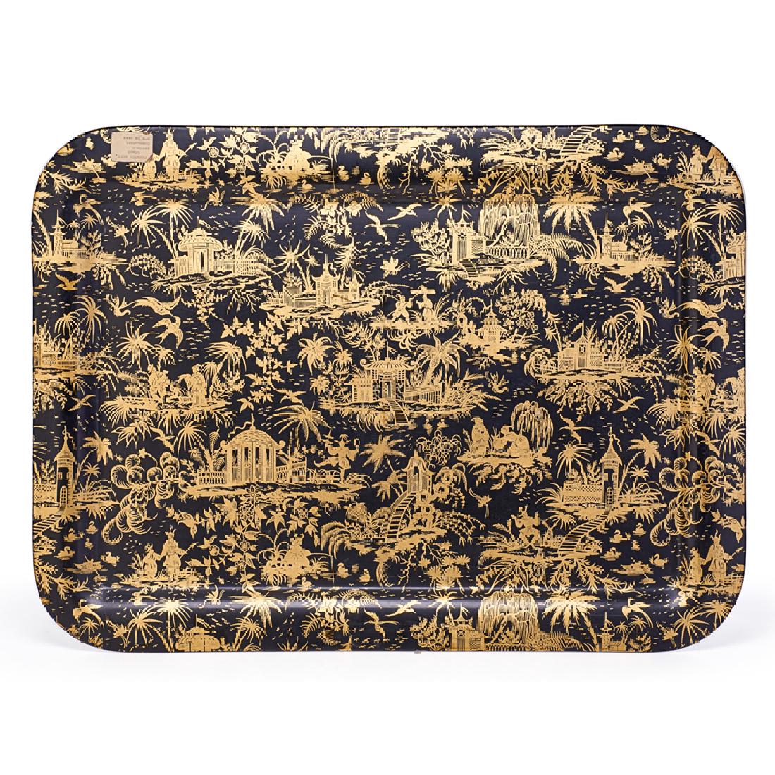 PIERO FORNASETTI Large tray (1 of 2)