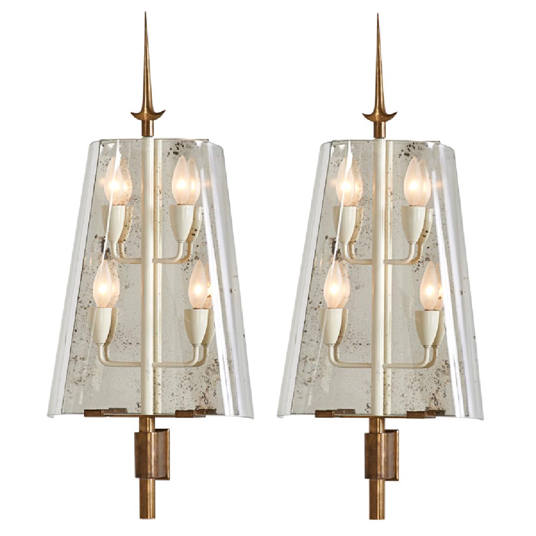 FONTANA ARTE (Attr.) Pair of Sconces (1 of 1)