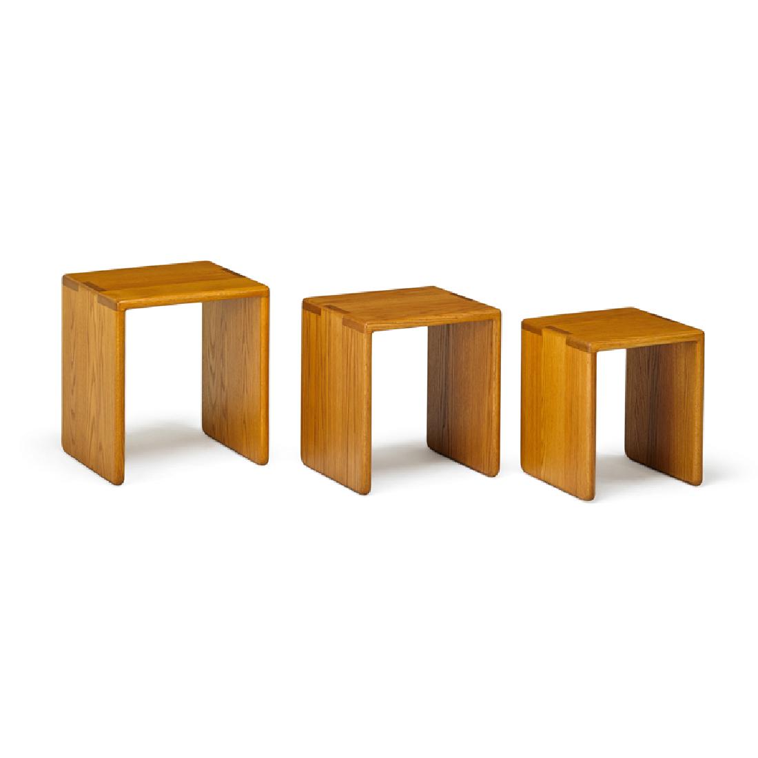 TOBIA SCARPA Three nesting tables (1 of 6)