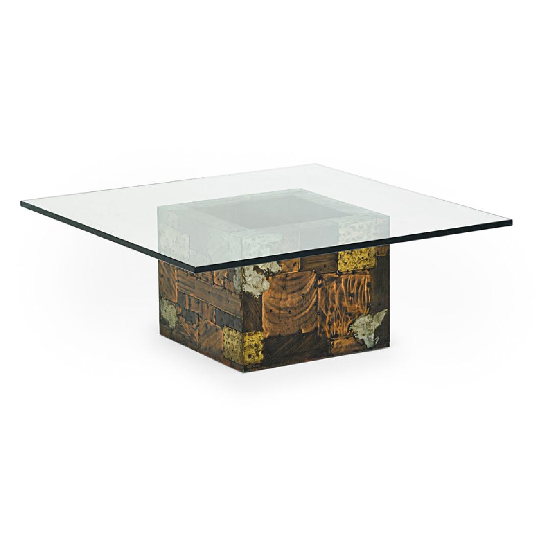 PAUL EVANS; DIRECTIONAL Patchwork coffee table (1 of 6)