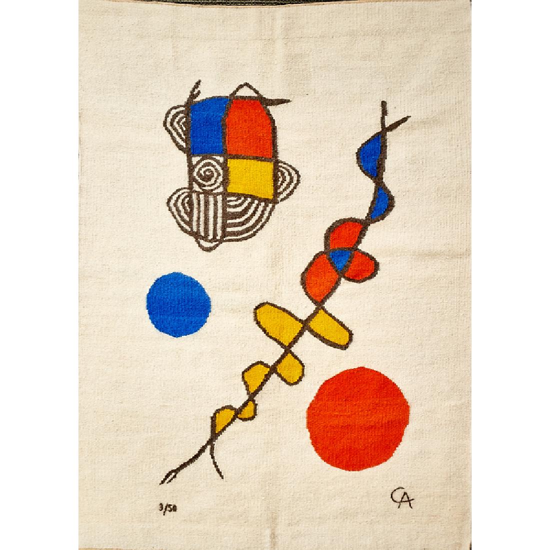 AFTER ALEXANDER CALDER Wall-hanging tapestry (1 of 1)