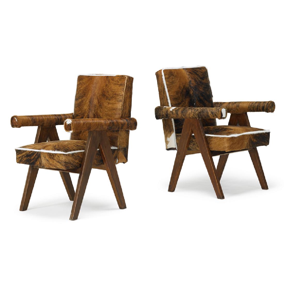PIERRE JEANNERET Two Committee armchairs (1 of 5)