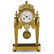 EMPIRE GILT BRONZE MANTEL CLOCK