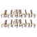 SET OF TEN ENGLISH MAHOGANY DINING CHAIRS