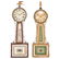 TWO SIMON WILLARD BANJO CLOCKS