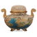 JAPANESE SATSUMA RETICULATED PORCELAIN CENSER