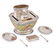 FRENCH SILVER MOUNTED PORCELAIN SMOKING SET - 2
