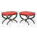 PAIR OF LOUIS XV STYLE STOOLS