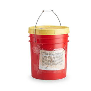 Jason Rhoades (American, 1965-2006): The '92 Caprice Book Stop, 1996; Plastic bucket, printed paper and adhesive tape; Initialed, dated and numbered 3/13; 14 5/8" x 12"; Provenance: Private Collection, New York