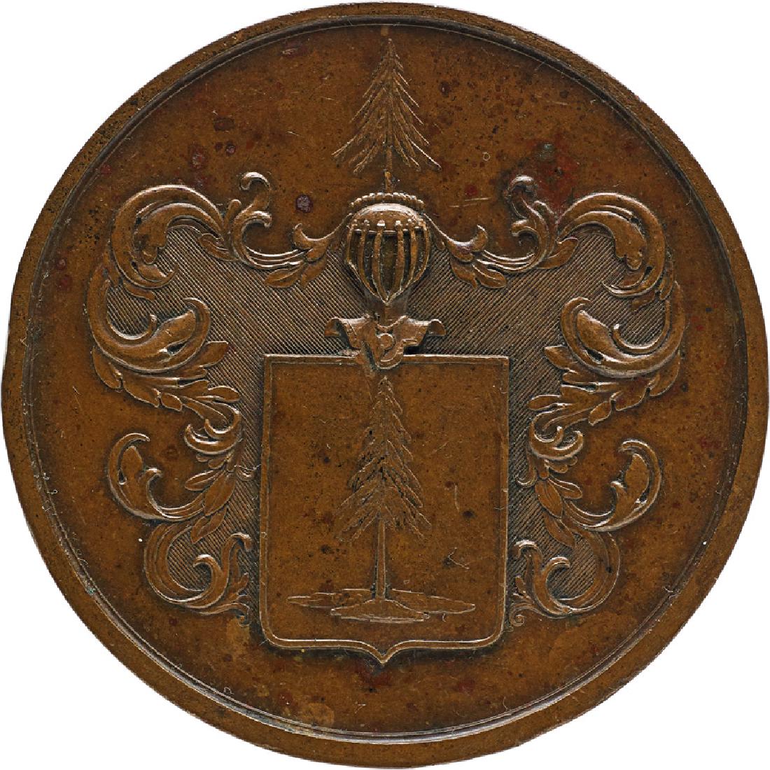 1865 RUSSIAN BRONZE MEDAL (1 of 2)