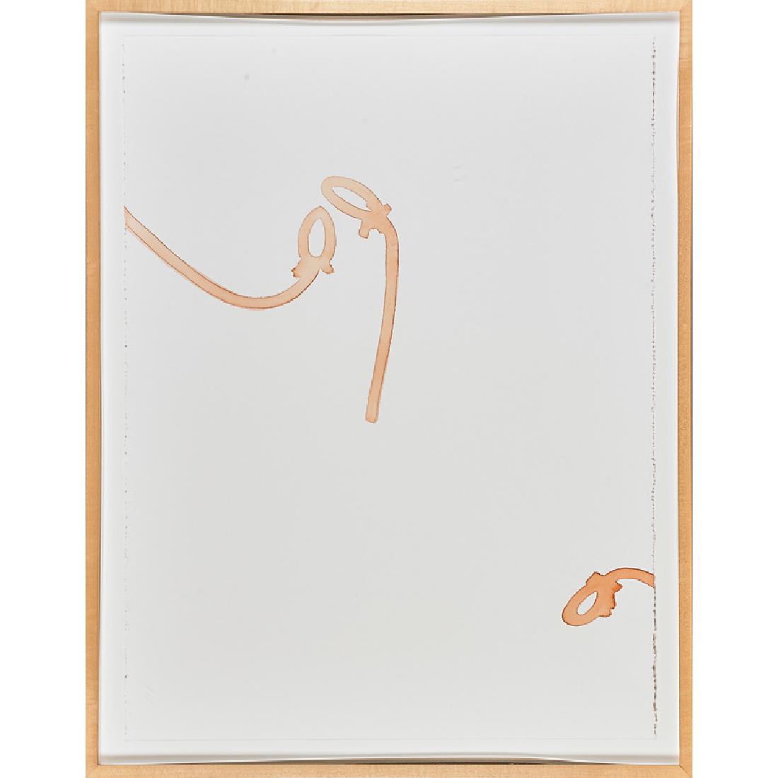 SHARON LOUDEN (American, b. 1964): "Swingers," 1997 Five watercolors on paper (all framed separately) 29 3/4" x 22 3/8" (sheet, each) Provenance: Private Collection, California