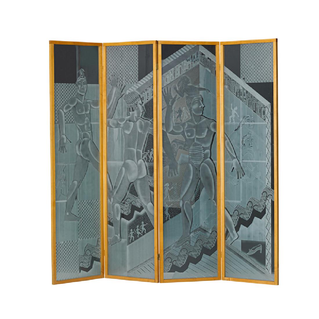 PATRICK WADLEY Four-panel screen (1 of 4)