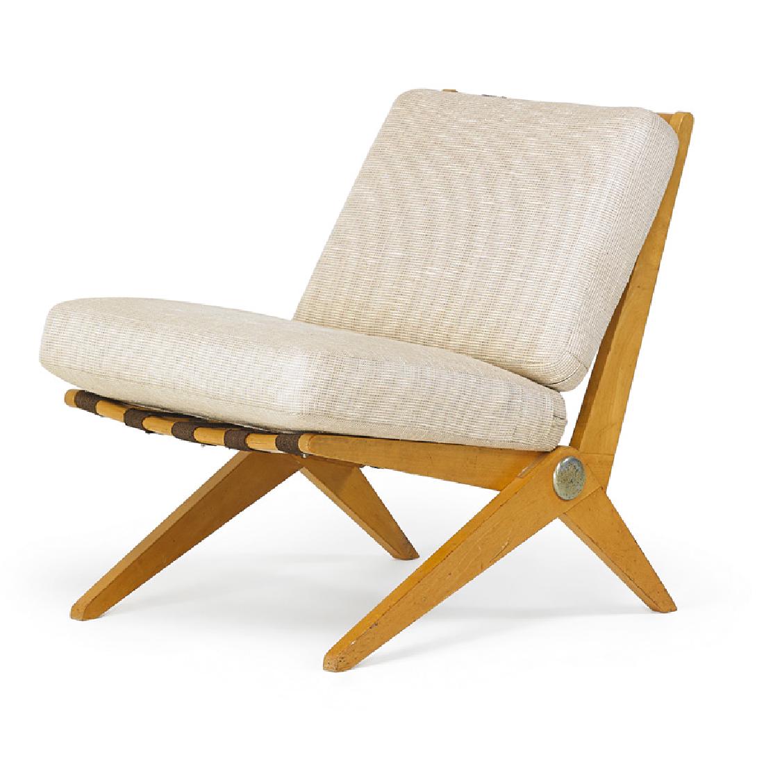 JEANNERET; KNOLL Scissor lounge chair (1 of 4)
