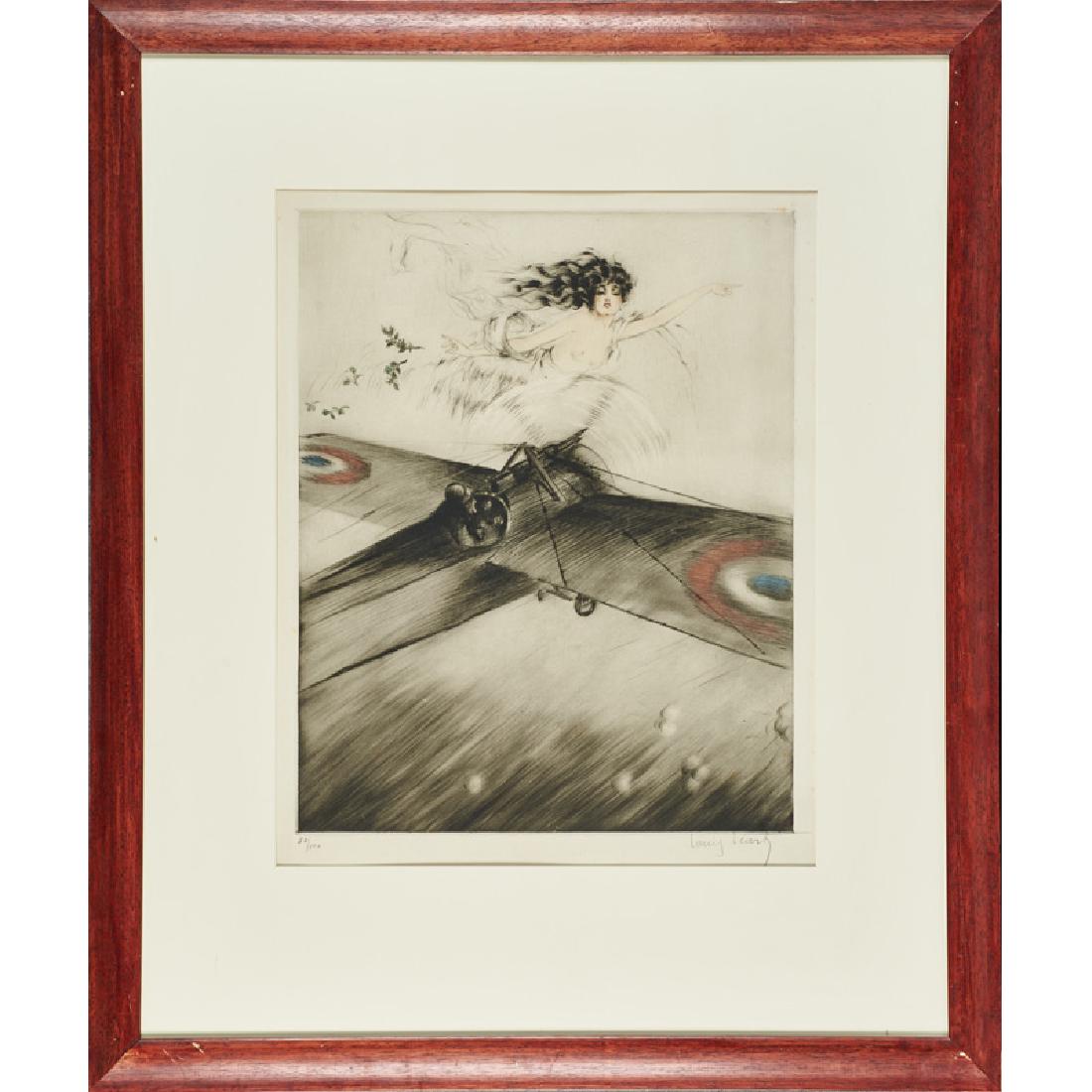 LOUIS ICART Etching, "Winged Victory" (1 of 1)