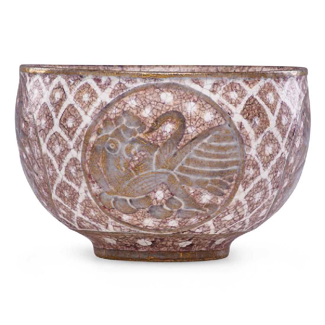 JEAN MAYODON Art Deco bowl, Leda and the Swan (1 of 3)