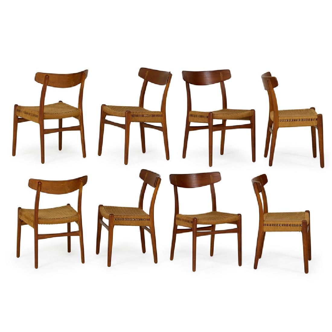 HANS WEGNER Eight dining chairs (1 of 6)