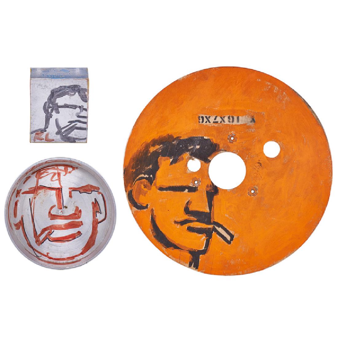 ROBERT LOUGHLIN Three The Smoking Man works (1 of 2)