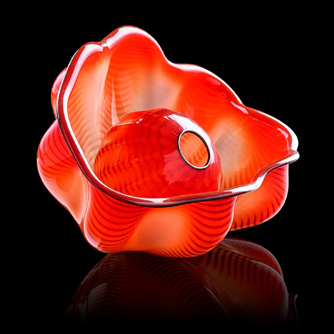 DALE CHIHULY; PORTLAND PRESS Two-piece Seaform set (1 of 4)