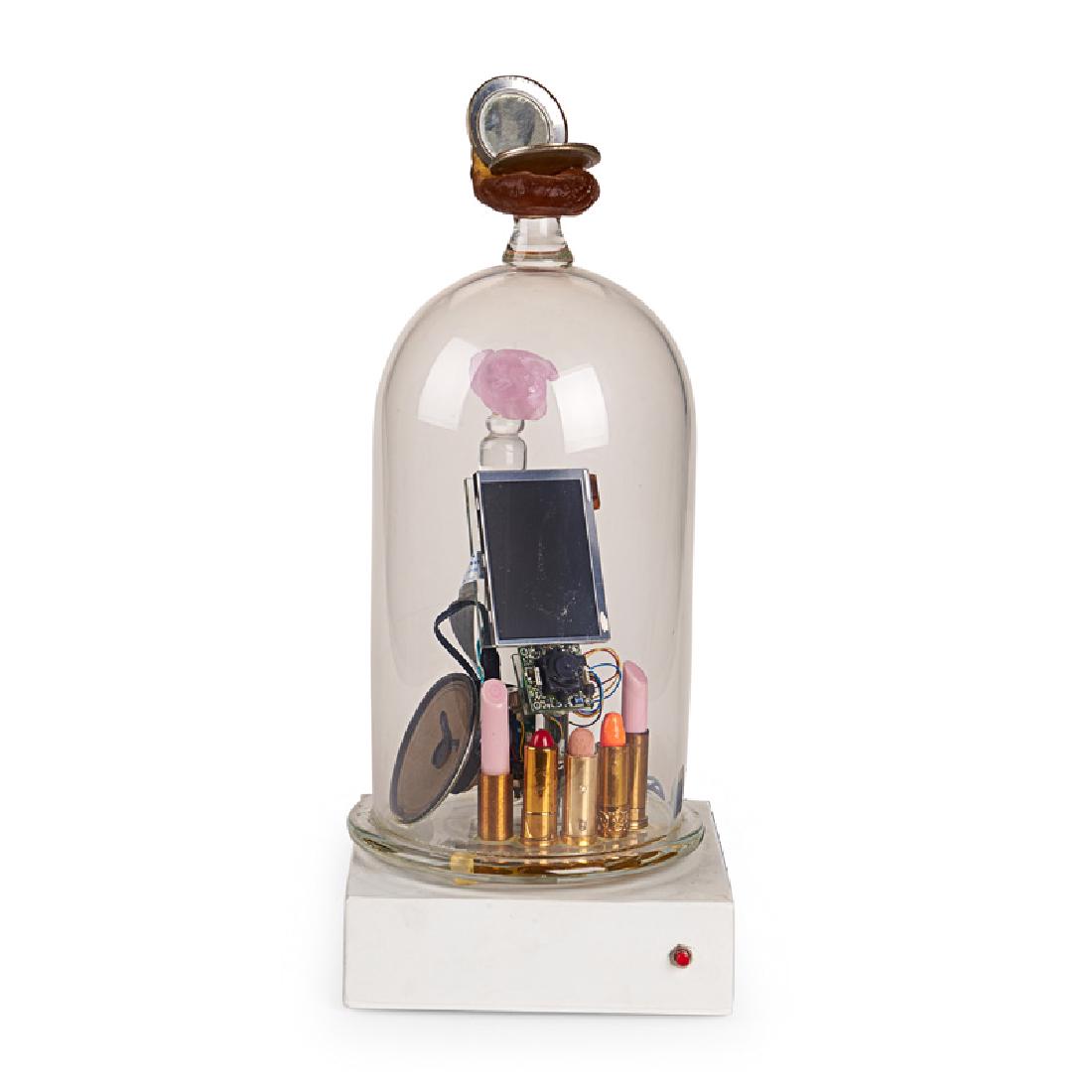 TIM TATE; MARC PETROVIC Glass sculpture (1 of 2)