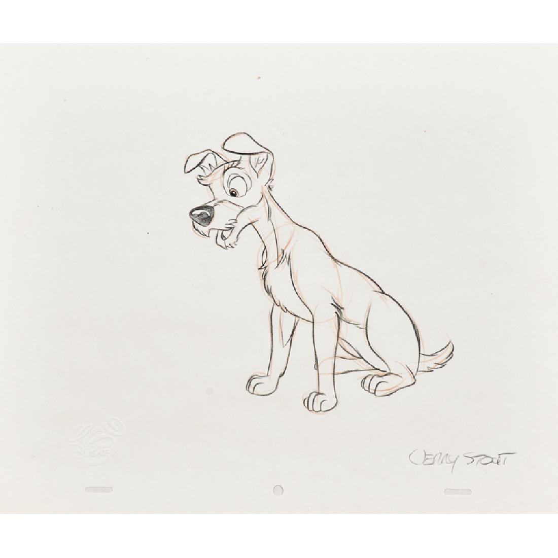 WALT DISNEY ANIMATION SKETCH