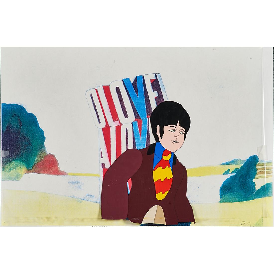 THE BEATLES YELLOW SUBMARINE PRODUCTION CEL (1 of 1)