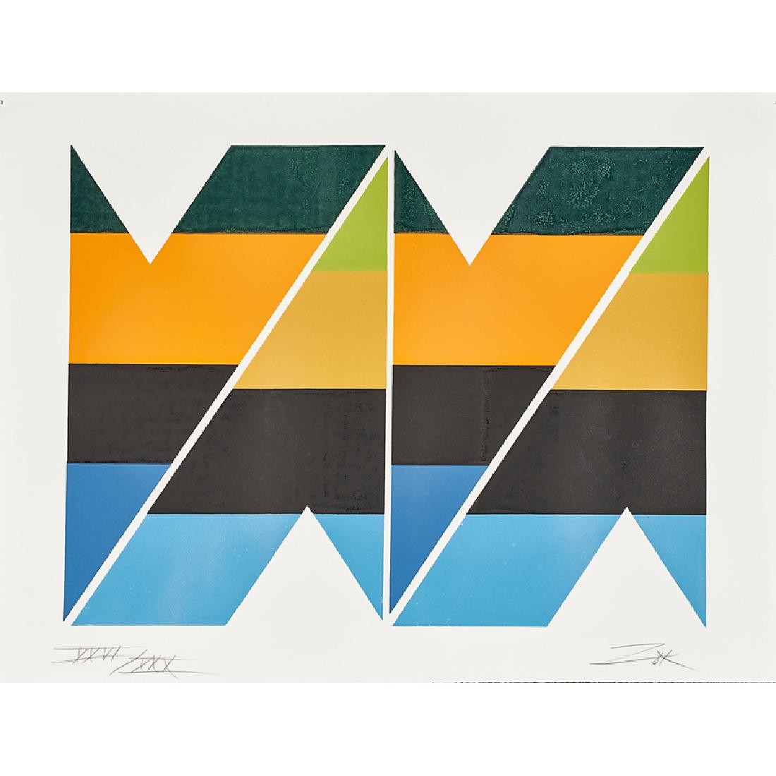 LARRY ZOX (American, 1937-2006) (1 of 2)