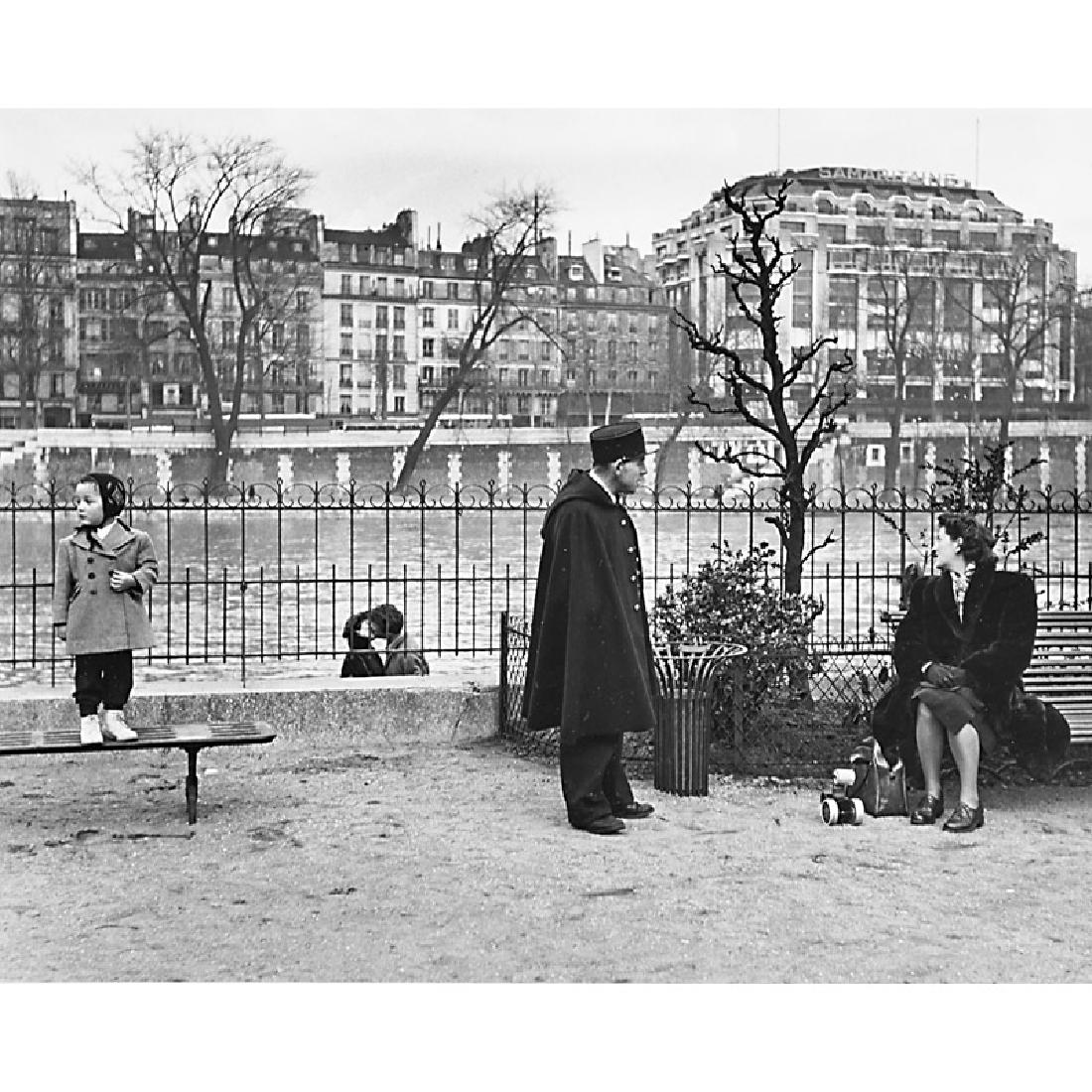 Robert Doisneau (French, 1912-1994): Le Vert Galant, 1950 Gelatin silver print (framed, printed later) Signed, dated and titled 11 7/8" x 15 7/8" (sheet) Provenance: Hyperion Press Ltd., New York Private Collection, New York