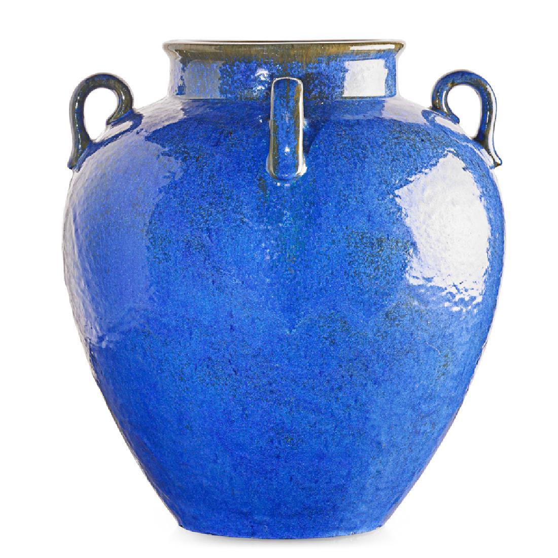 FULPER Large Venetian Blue vase (1 of 4)