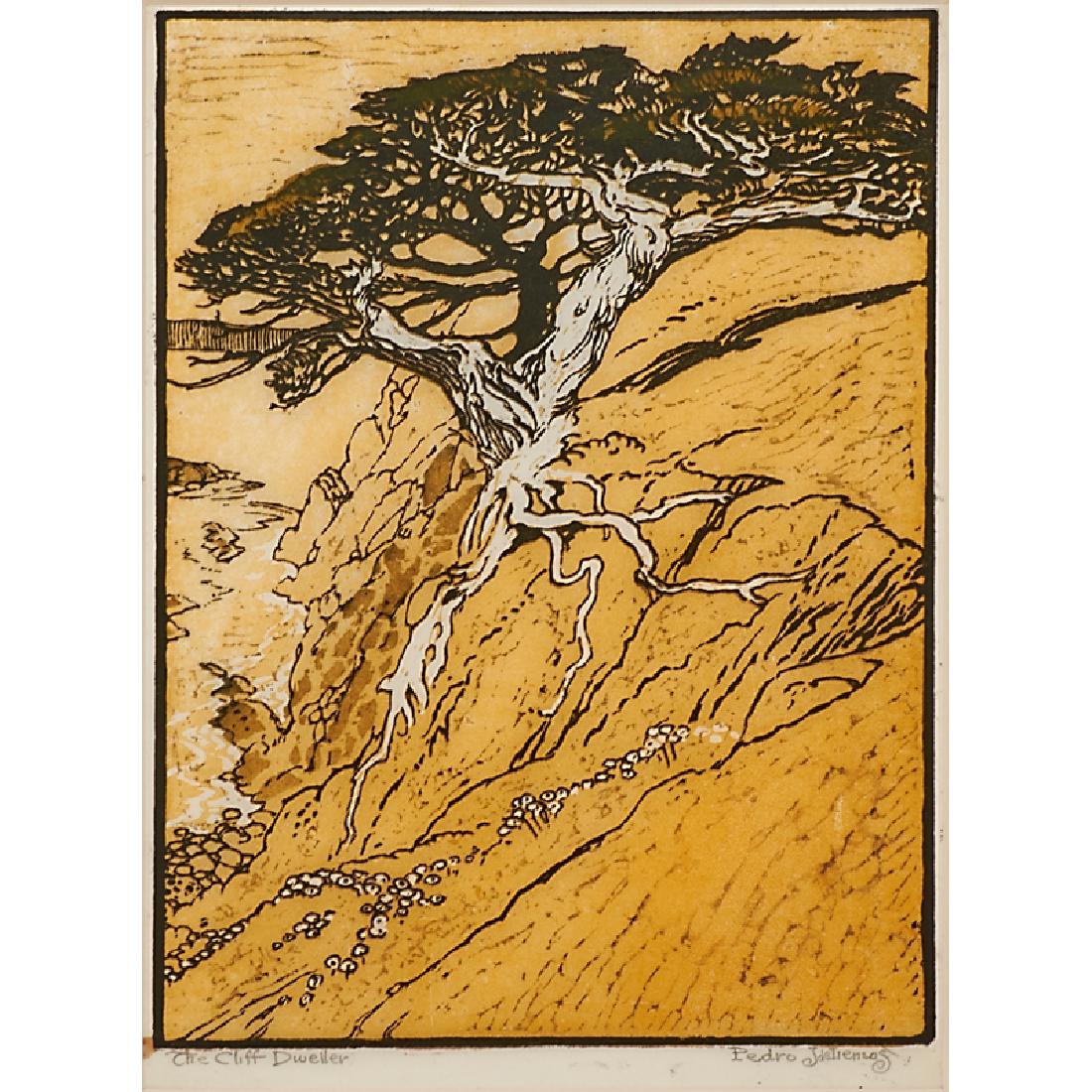 PEDRO DE LEMOS Color woodblock print (1 of 2)