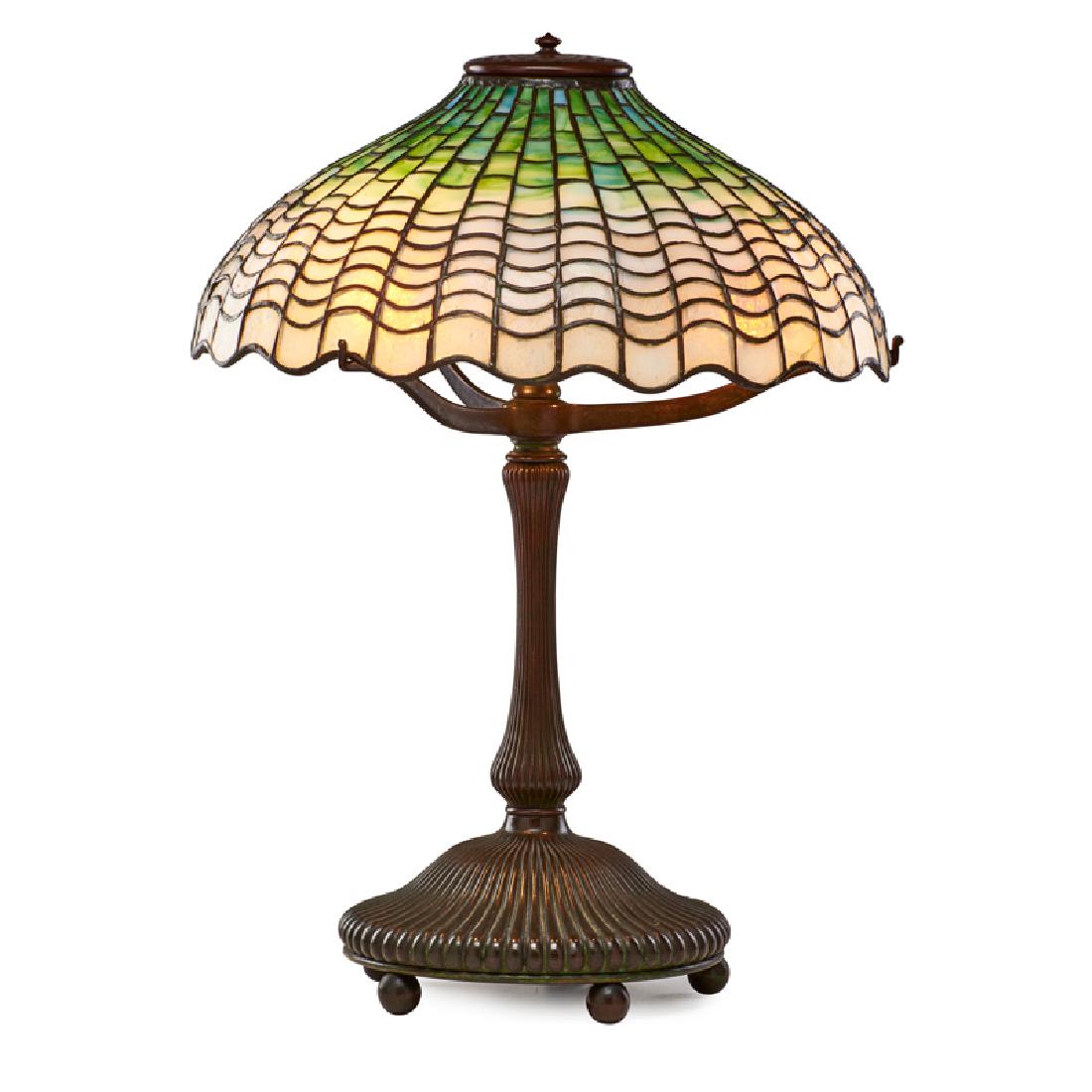 TIFFANY STUDIOS Shell table lamp (1 of 1)