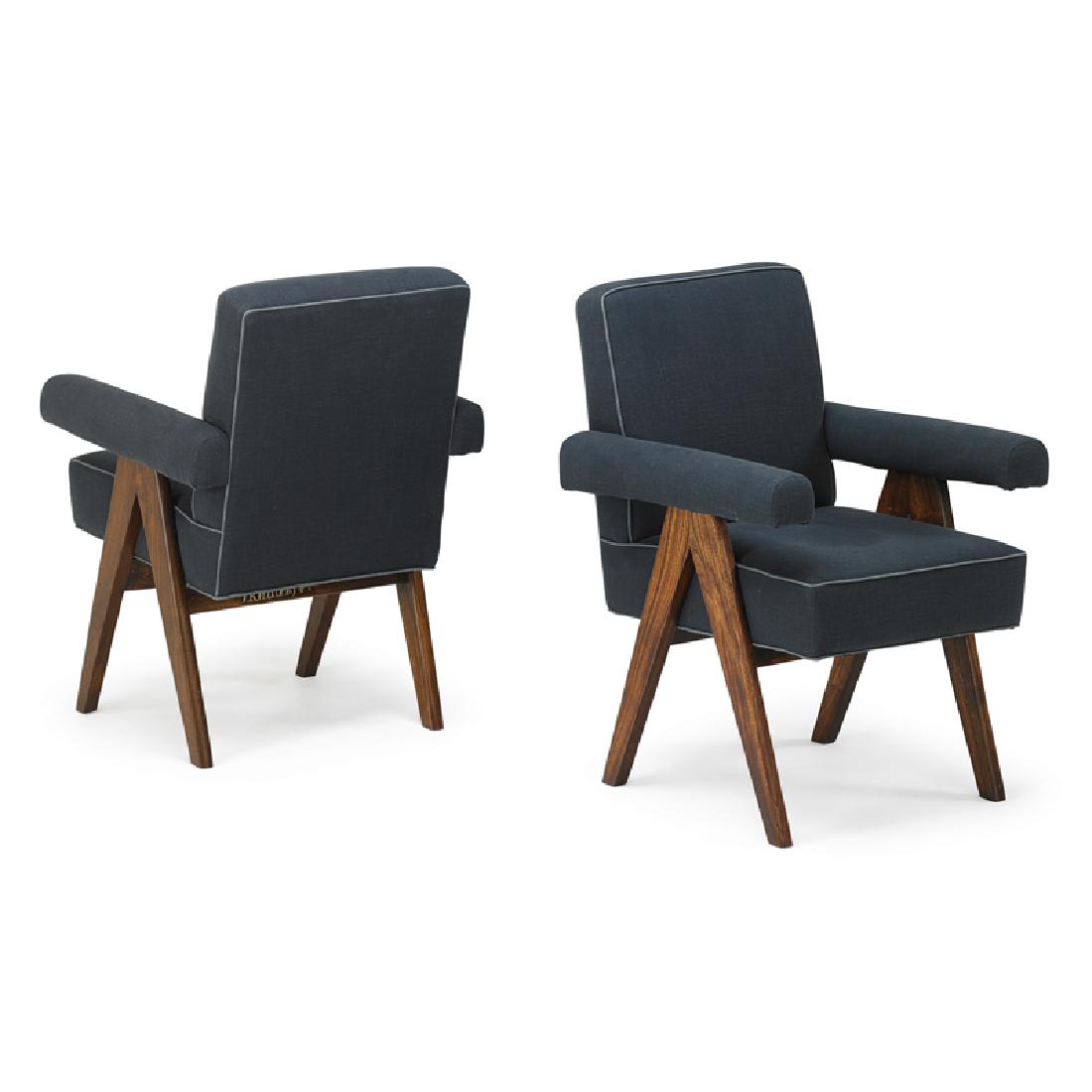PIERRE JEANNERET Pair of armchairs (1 of 5)