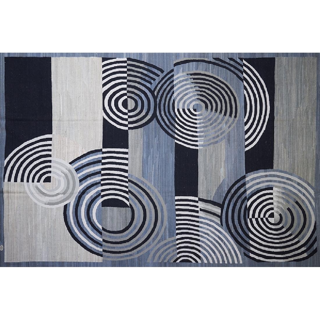 CONTEMPORARY FLATWEAVE RUG (1 of 1)