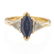 CARTIER SAPPHIRE, DIAMOND & YELLOW GOLD RING
