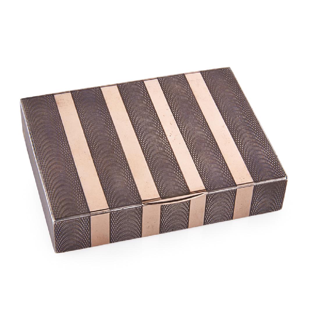 CARTIER STERLING & YELLOW GOLD COMPACT (1 of 8)