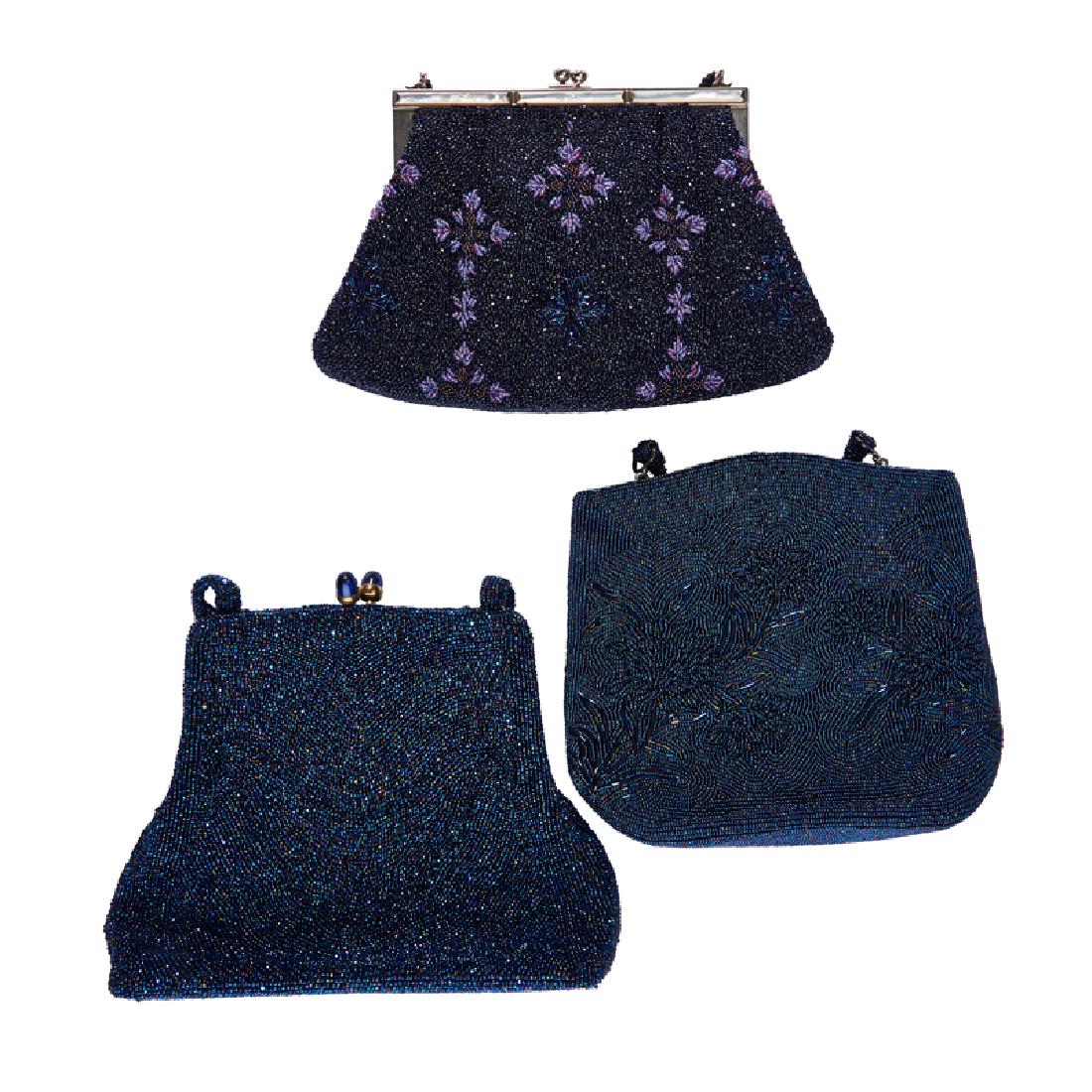 GROUP OF VINTAGE BEADED EVENING BAGS (1 of 1)