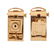 YELLOW GOLD FOLDING MEDIUM FORMAT CAMERA CUFFLINKS - 2