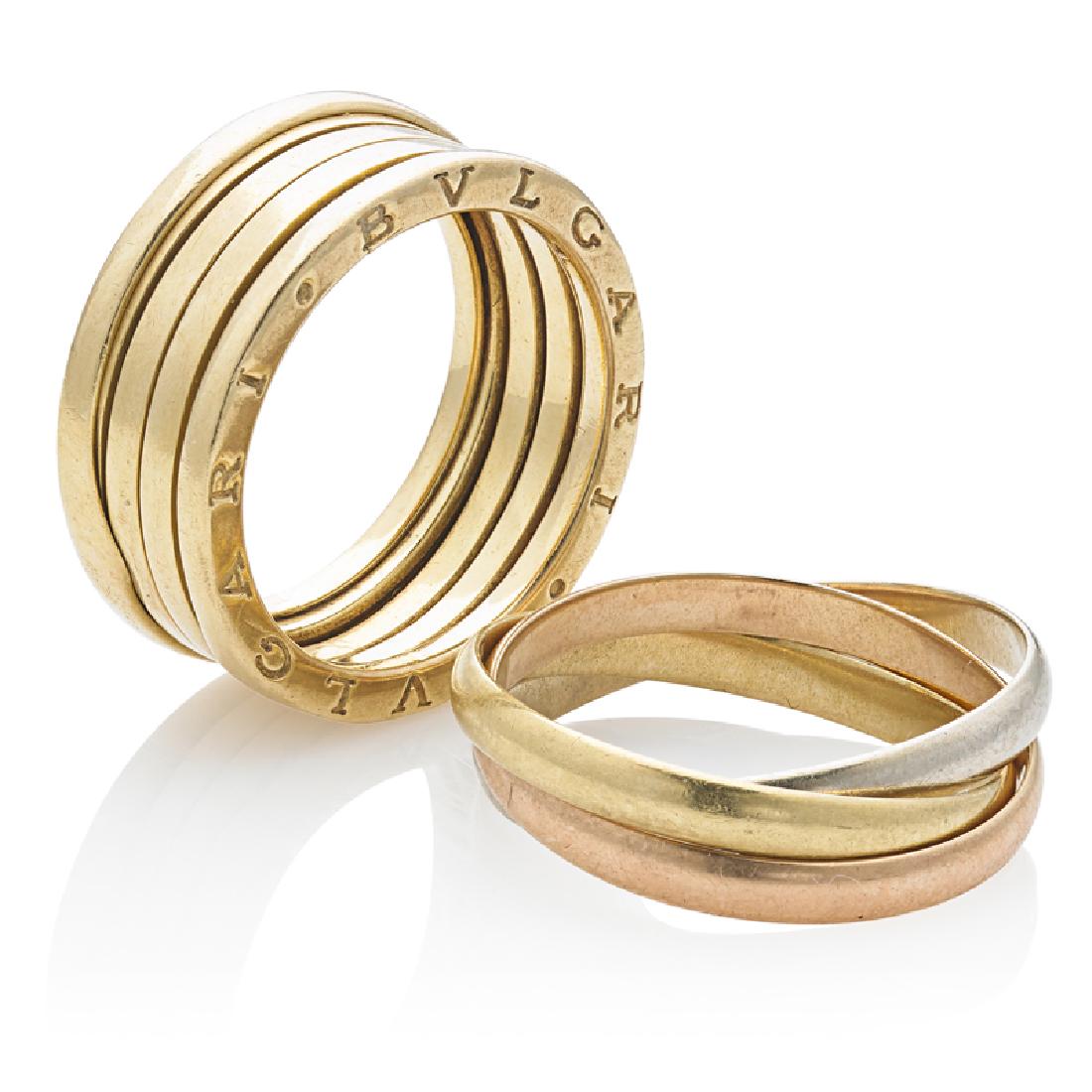 GENTLEMAN'S CARTIER OR BVLGARI GOLD RINGS (1 of 6)