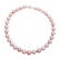 PINK SOUTH SEA PEARL, DIAMOND & WHITE GOLD NECKLACE