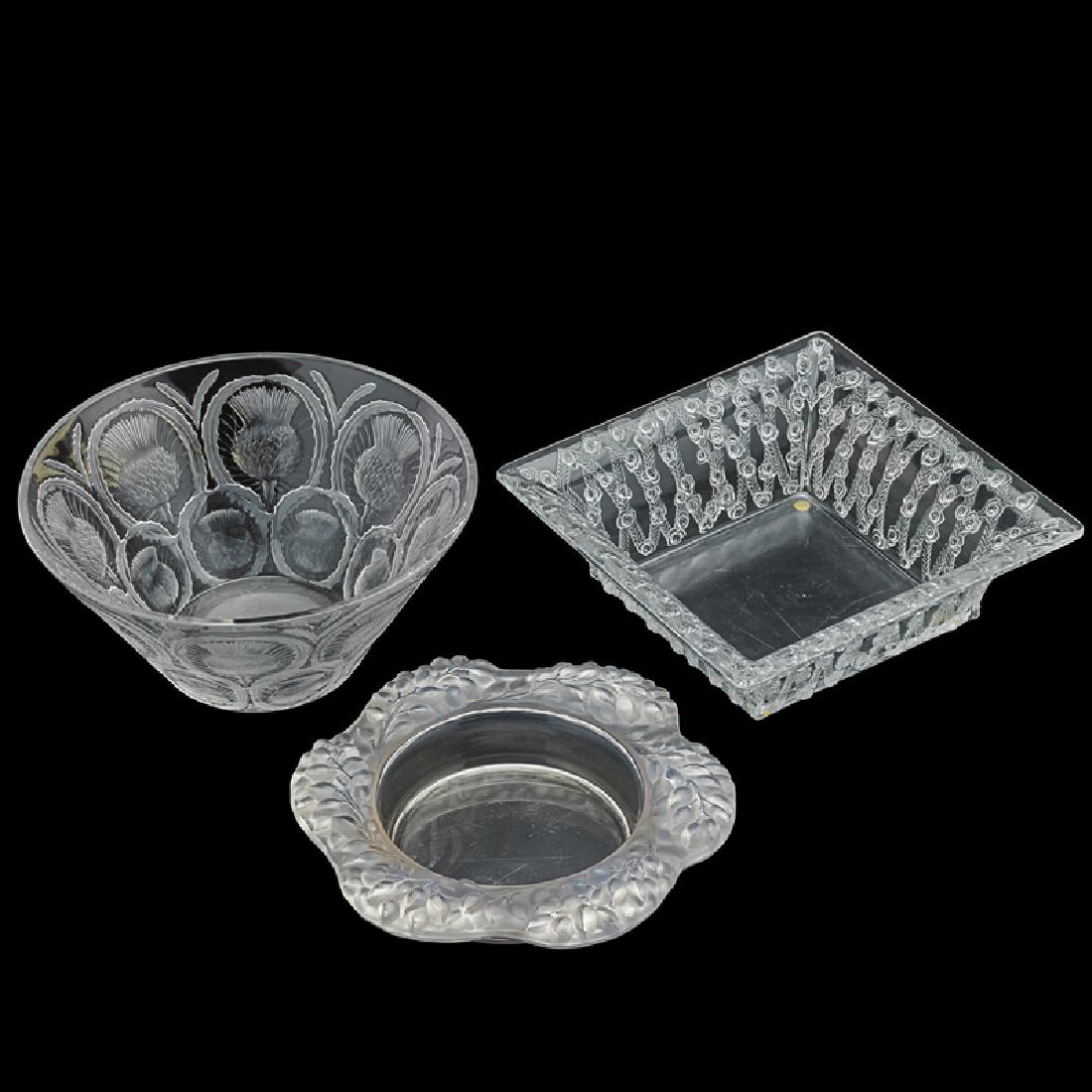 LALIQUE Three bowls (1 of 2)